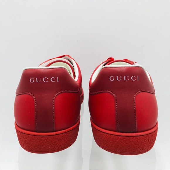 Gucci Ace - Interlocking G - Hibiscus Red - 599147 AYO70 6463 - Picture 6 of 16